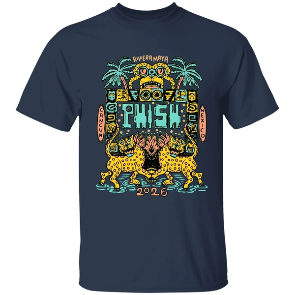 Phish Riviera Jan 28 31 2026 Jaguar Gates Shirt - Image 5
