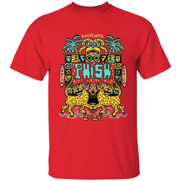 Phish Riviera Jan 28 31 2026 Jaguar Gates Shirt - Image 7