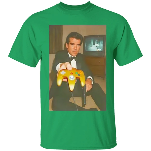 Pierce Brosnan Your Turn Golden Controller Shirt - Image 8