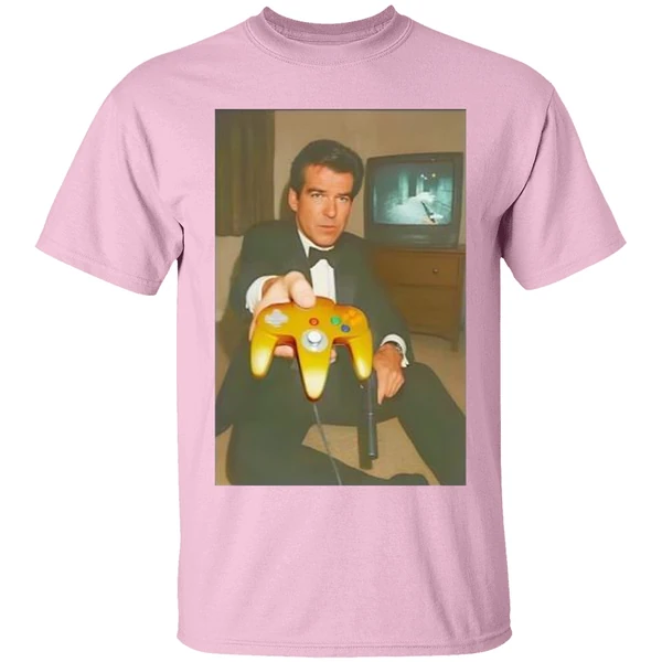Pierce Brosnan Your Turn Golden Controller Shirt - Image 2