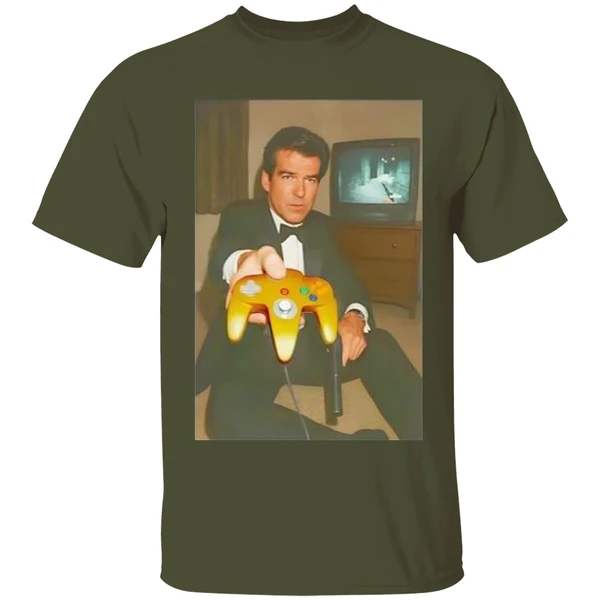 Pierce Brosnan Your Turn Golden Controller Shirt - Image 3