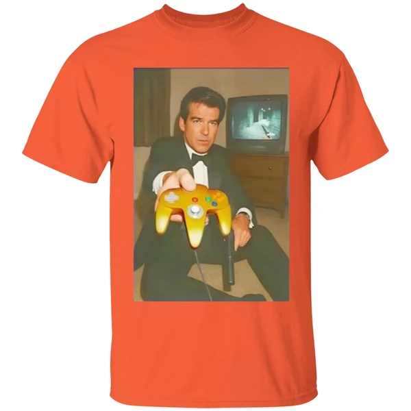 Pierce Brosnan Your Turn Golden Controller Shirt - Image 5