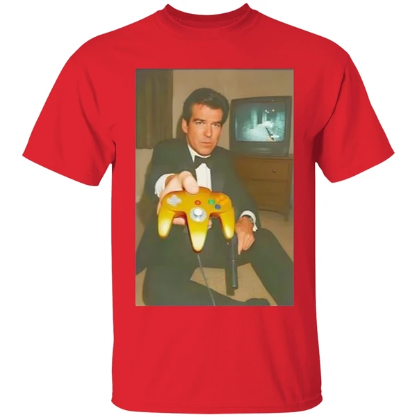 Pierce Brosnan Your Turn Golden Controller Shirt - Image 6