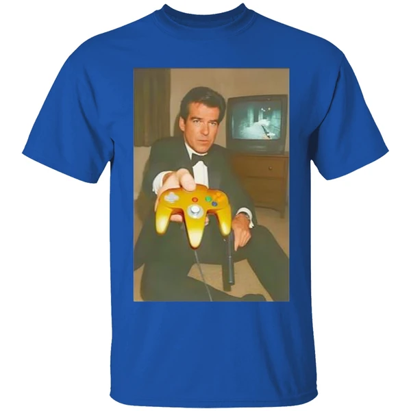Pierce Brosnan Your Turn Golden Controller Shirt - Image 7