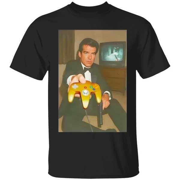 Pierce Brosnan Your Turn Golden Controller Shirt - Image 9