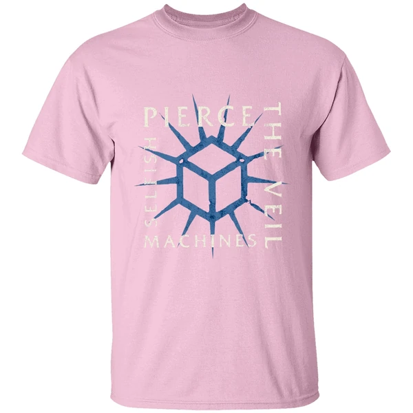 pierce the veil selfish machines boxed in shirt lightpink