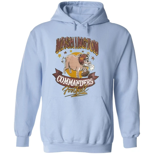 Pig Angry Washington Commanders Football Nfl Hoodie - Image 4