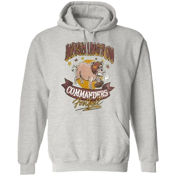 Pig Angry Washington Commanders Football Nfl Hoodie - Image 9
