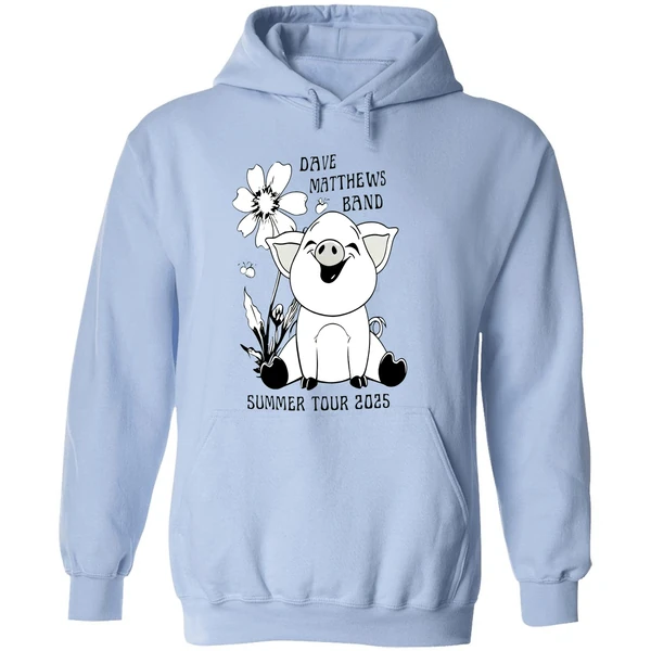 Pig Dave Matthews Band Summer Tour 2025 Hoodie - Image 4