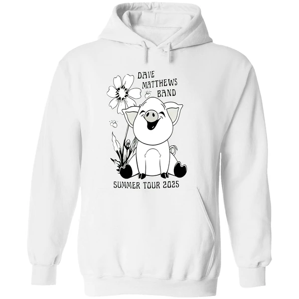 Pig Dave Matthews Band Summer Tour 2025 Hoodie - Image 8