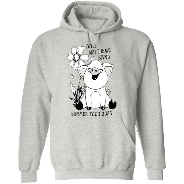 Pig Dave Matthews Band Summer Tour 2025 Hoodie - Image 9
