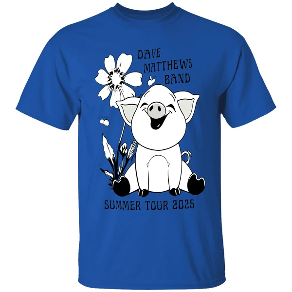 Pig Dave Matthews Band Summer Tour 2025 Shirt - Image 5