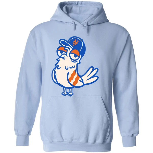 Pigeon New York Mets Baseball Mascot Hoodie - Image 4