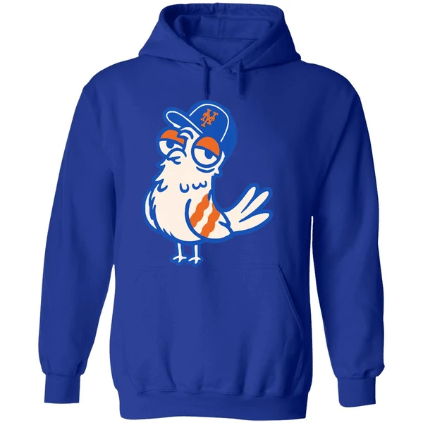 Pigeon New York Mets Baseball Mascot Hoodie - Image 7