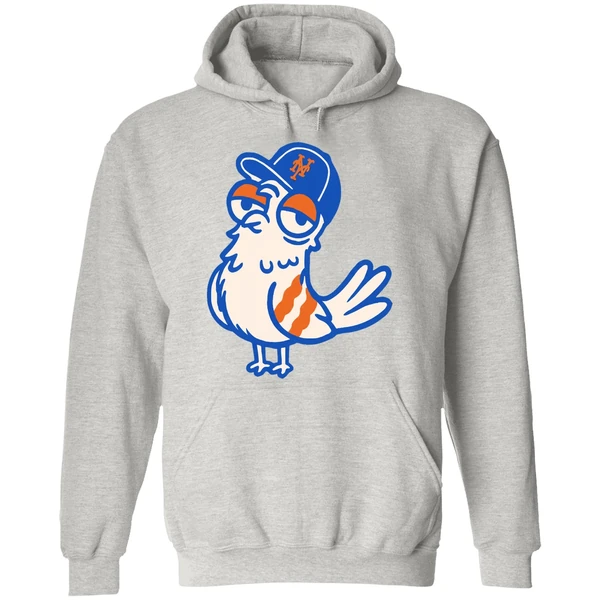 Pigeon New York Mets Baseball Mascot Hoodie - Image 9
