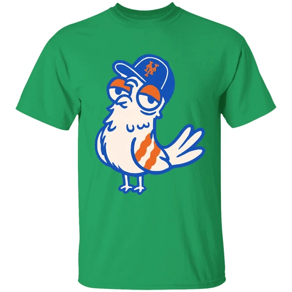 Pigeon New York Mets Baseball Mascot Shirt - Image 2