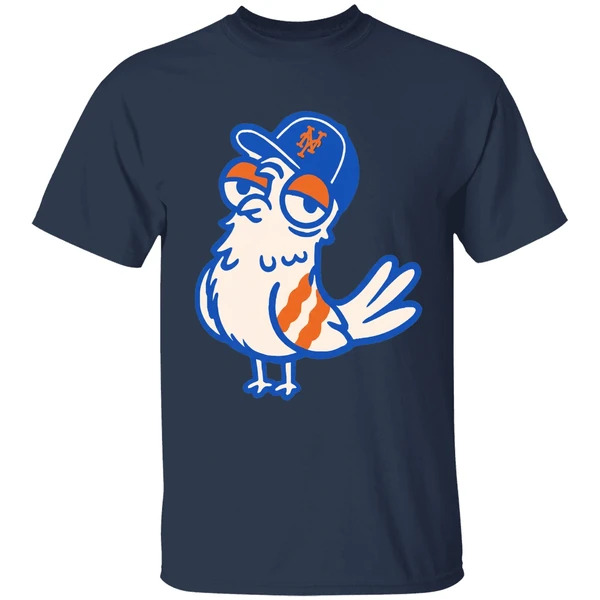 Pigeon New York Mets Baseball Mascot Shirt - Image 5