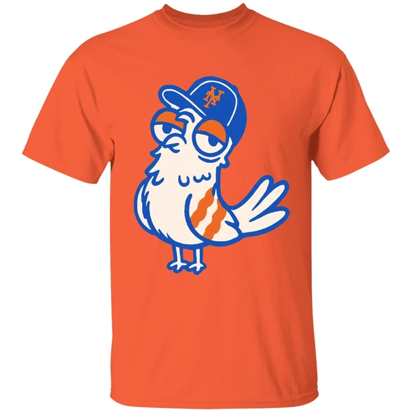 Pigeon New York Mets Baseball Mascot Shirt - Image 6