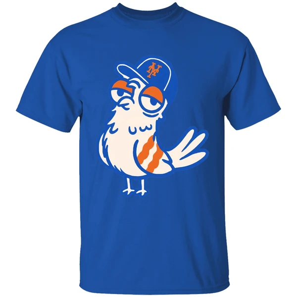 Pigeon New York Mets Baseball Mascot Shirt - Image 8