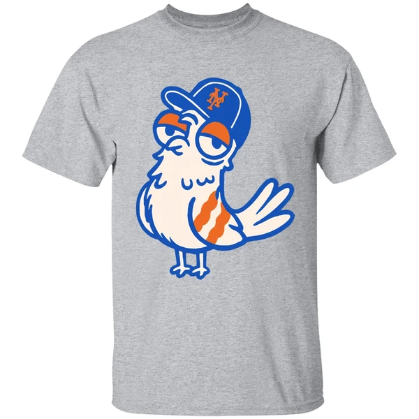 Pigeon New York Mets Baseball Mascot Shirt - Image 9