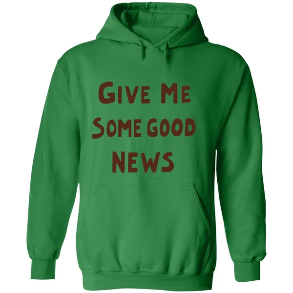 Pink Give Me Some Good News Hoodie - Image 2