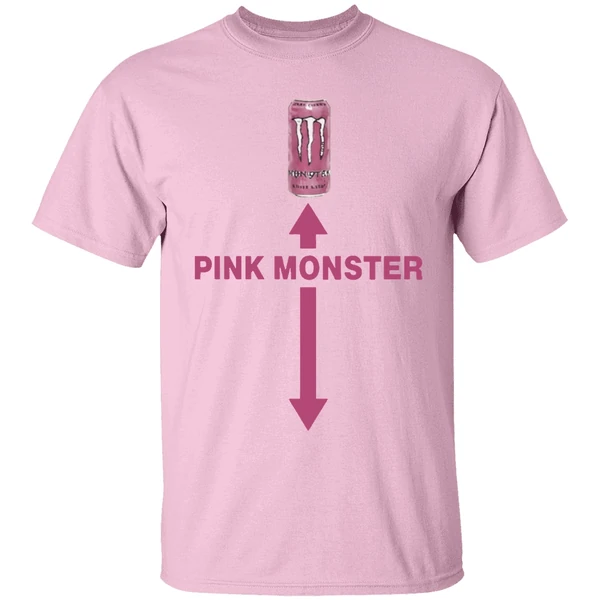 pink monster energy shirt lightpink