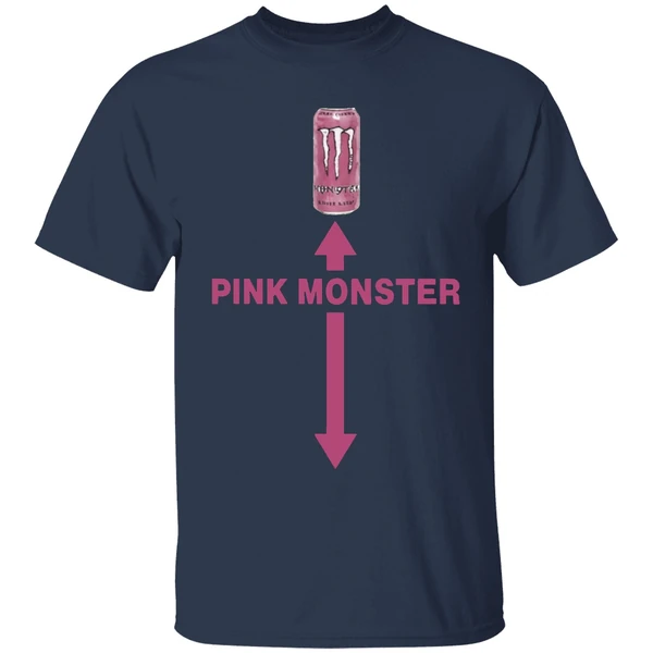 pink monster energy shirt navy