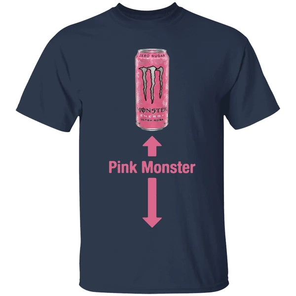 Pink Monster Monster Energy Ultra Strawberry Dreams Drink Shirt - Image 5