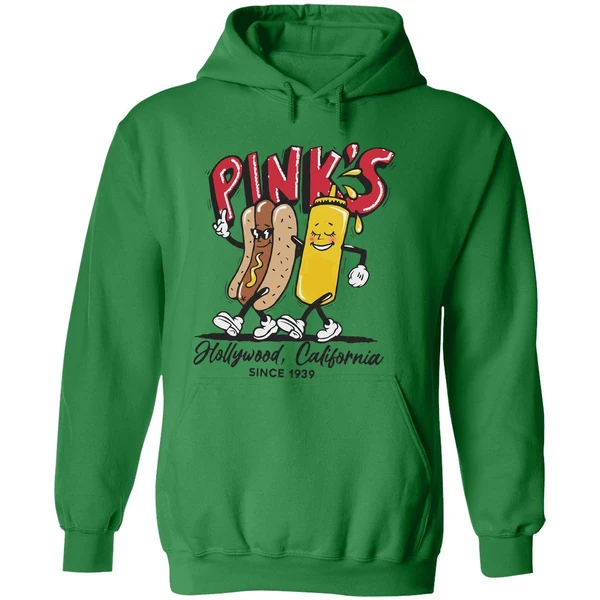 Pinks Hot Dogs Hollywood California Since 1939 Hoodie - Image 2