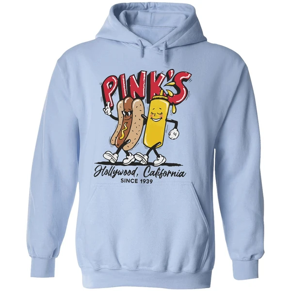 Pinks Hot Dogs Hollywood California Since 1939 Hoodie - Image 4