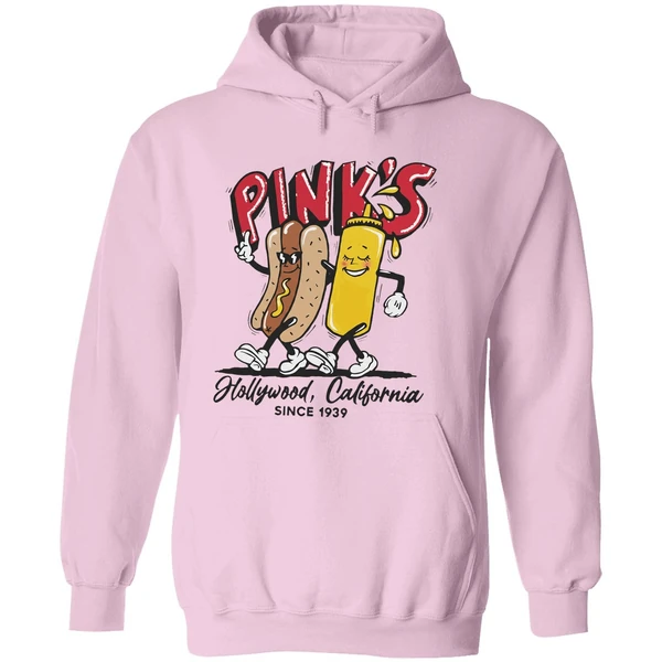 Pinks Hot Dogs Hollywood California Since 1939 Hoodie - Image 5