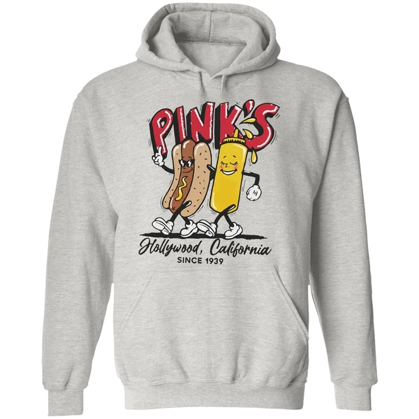 Pinks Hot Dogs Hollywood California Since 1939 Hoodie - Image 9