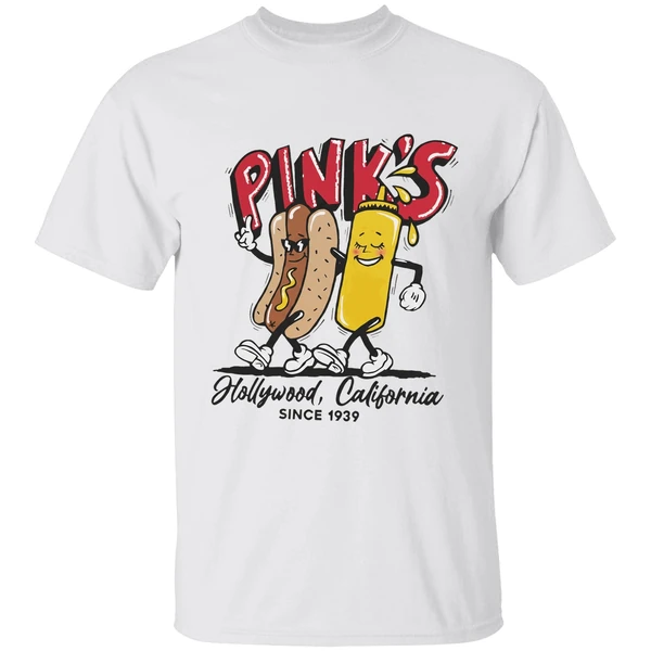 Pinks Hot Dogs Hollywood California Since 1939 Shirt