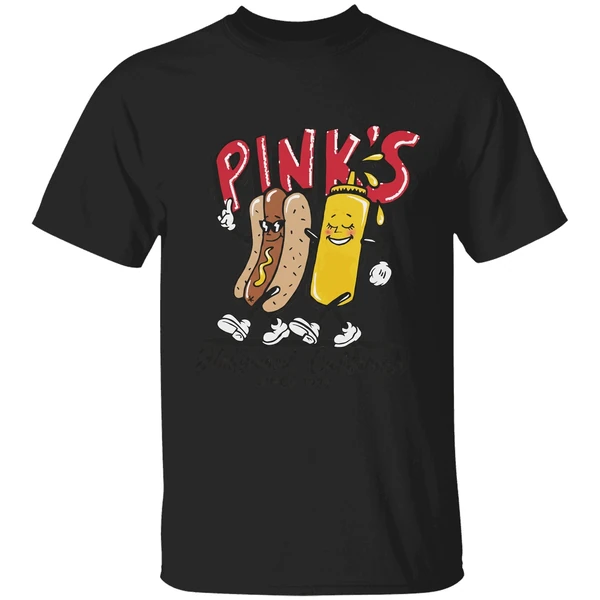 Pinks Hot Dogs Hollywood California Since 1939 Shirt - Image 7