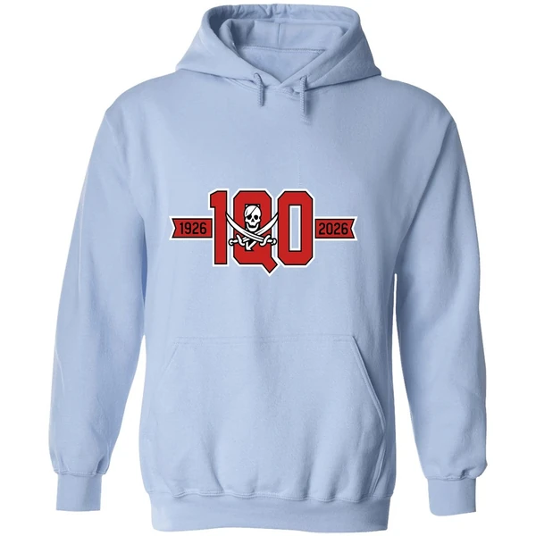 Piratas De Quebradillas Bsn 100 Years Celebration 2026 Hoodie - Image 4