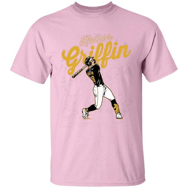 pirates konnor griffin all star futures game slugger swing shirt lightpink