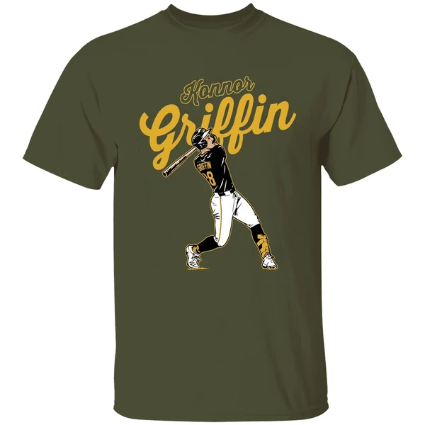 pirates konnor griffin all star futures game slugger swing shirt militarygreen