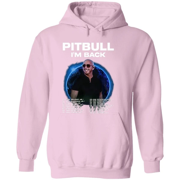 Pitbull Im Back Fan Tour Hoodie 2025 Concert Dates Inspired Two Sided Hoodie - Image 5