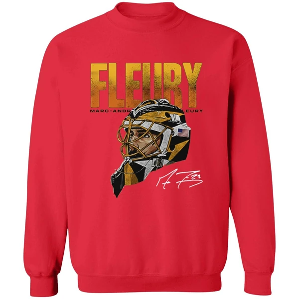 Pittsburgh Penguins Fleury Marc Andre Fleury Flower Forever Portrait Sweatshirt - Image 4