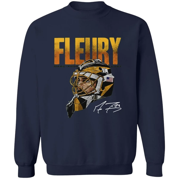 Pittsburgh Penguins Fleury Marc Andre Fleury Flower Forever Portrait Sweatshirt - Image 6