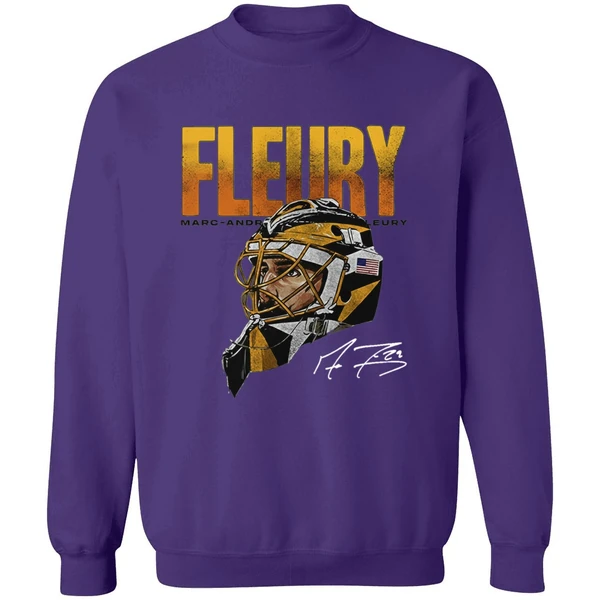 Pittsburgh Penguins Fleury Marc Andre Fleury Flower Forever Portrait Sweatshirt - Image 7