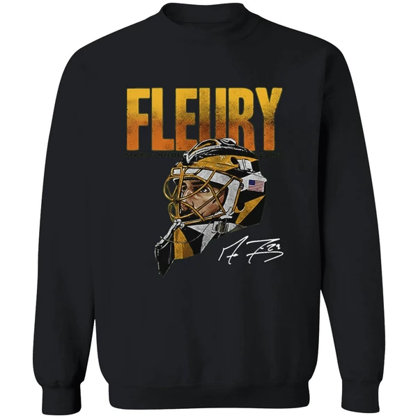 Pittsburgh Penguins Fleury Marc Andre Fleury Flower Forever Portrait Sweatshirt - Image 9