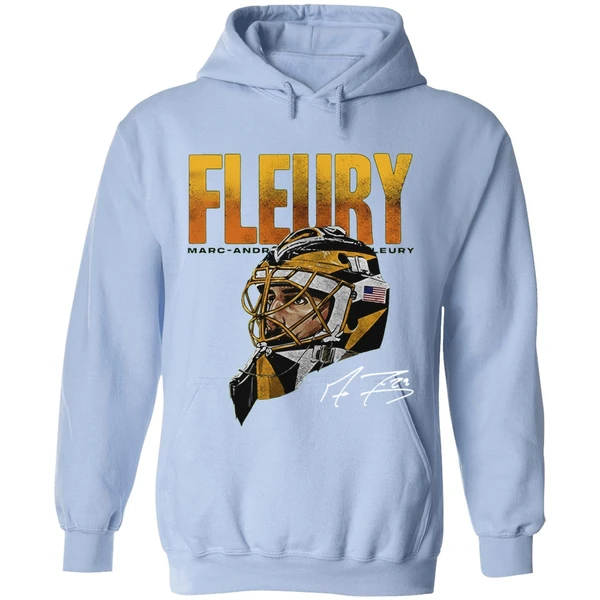Pittsburgh Penguins Fleury Marc Andre Fleury Flower Forever Signature Portrait Hoodie - Image 4