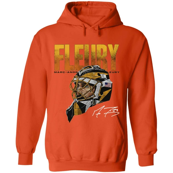 Pittsburgh Penguins Fleury Marc Andre Fleury Flower Forever Signature Portrait Hoodie - Image 6