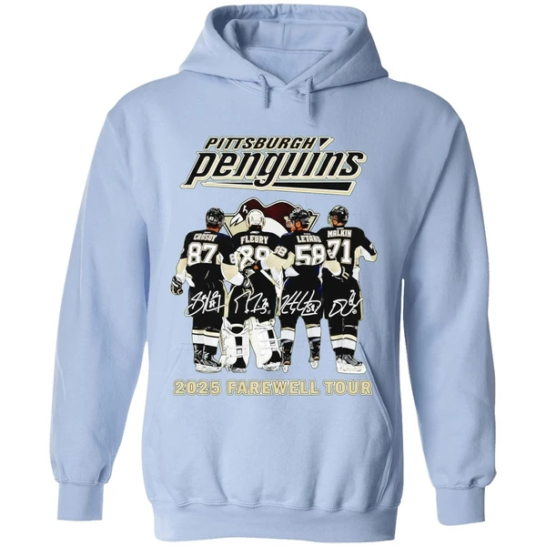 Pittsburgh Penguins Hockey 2025 Farewell Tour Signatures Hoodie - Image 4