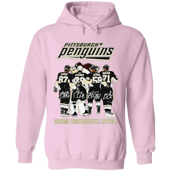 Pittsburgh Penguins Hockey 2025 Farewell Tour Signatures Hoodie - Image 5