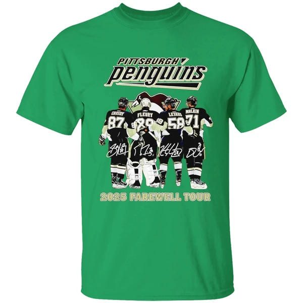Pittsburgh Penguins Hockey 2025 Farewell Tour Signatures Shirt