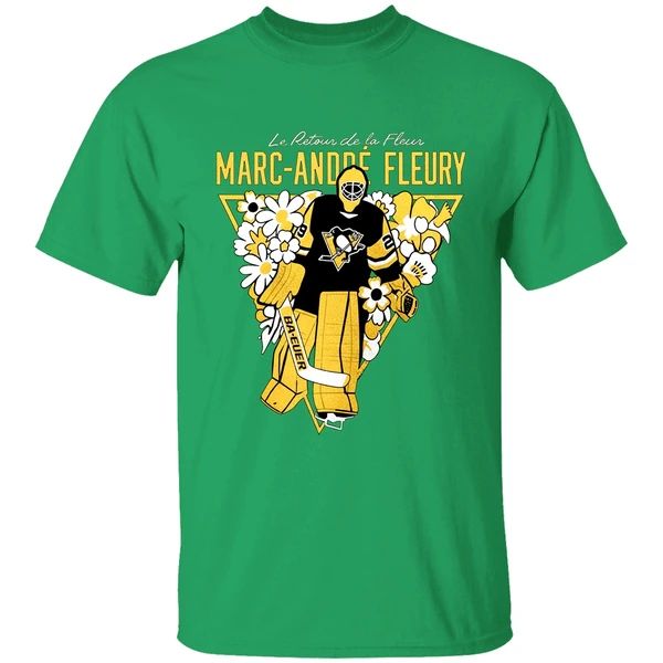 Pittsburgh Penguins Le Retour De La Fleur Marc Andre Fleury 29 Shirt