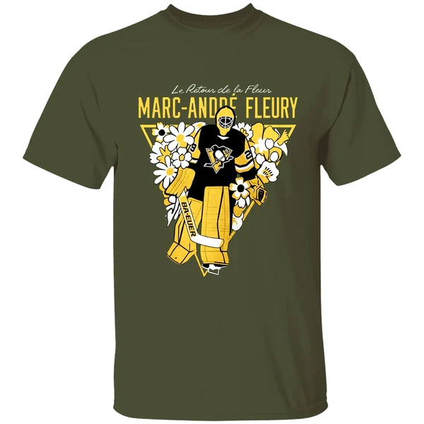 Pittsburgh Penguins Le Retour De La Fleur Marc Andre Fleury 29 Shirt - Image 3