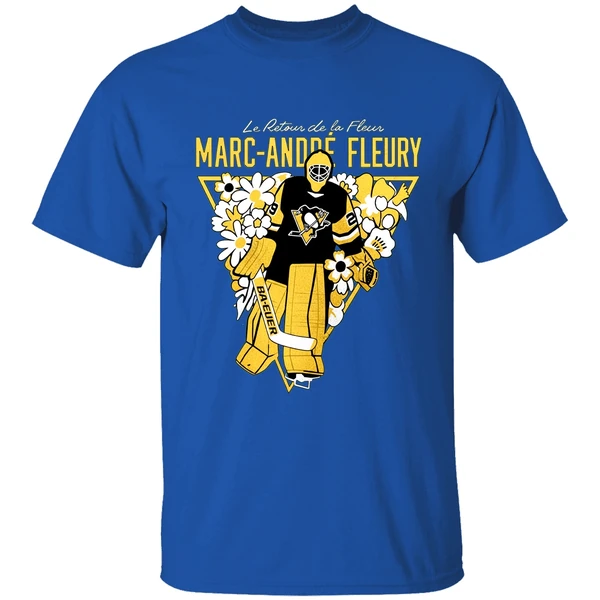 Pittsburgh Penguins Le Retour De La Fleur Marc Andre Fleury 29 Shirt - Image 7